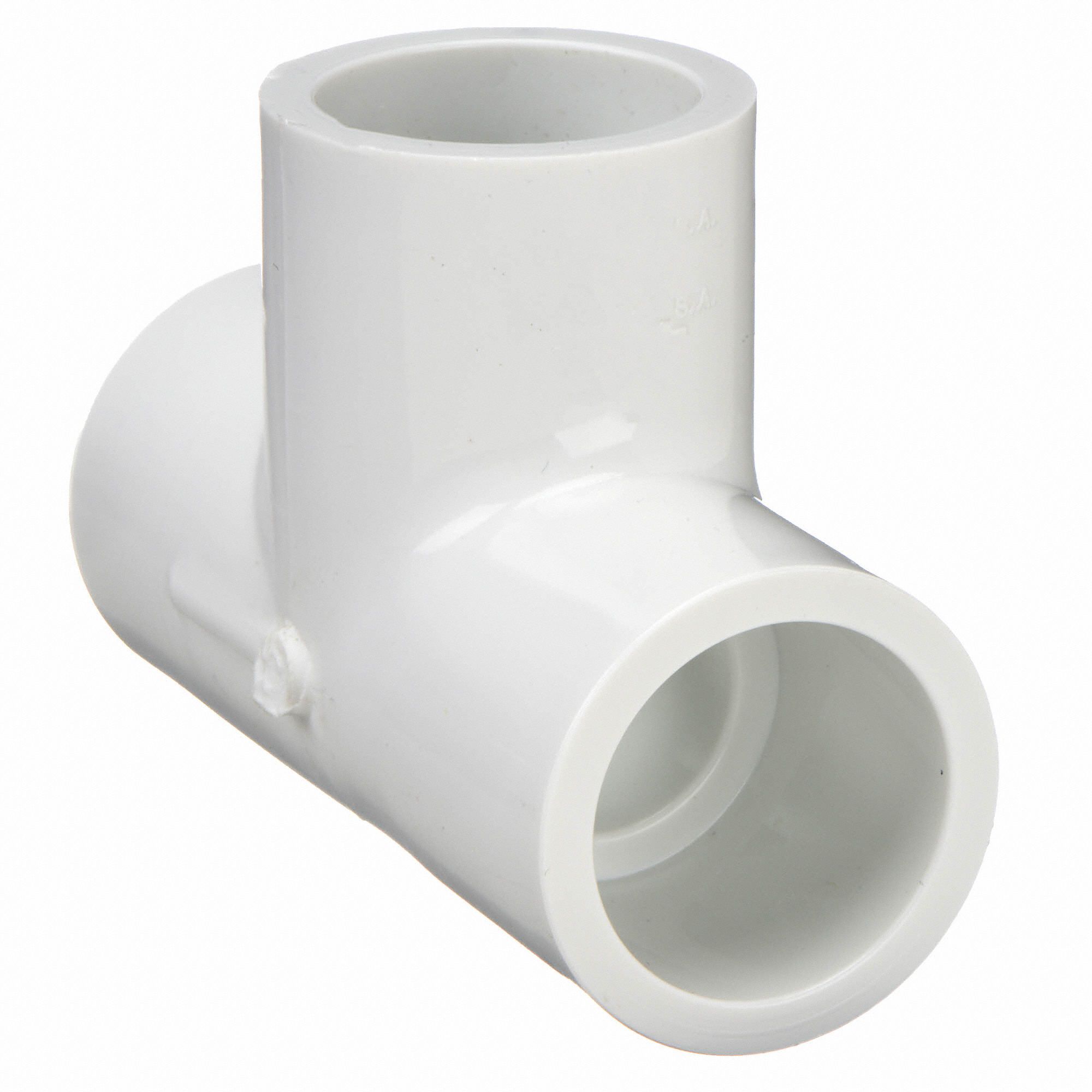 GRAINGER APPROVED PVC Tee, Socket x FNPT x Socket, 1/2 in Pipe Size ...