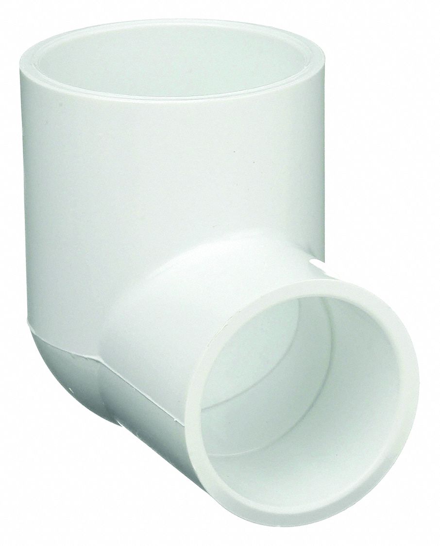 Lasco PVC Reducing Elbow, 90°, Socket x Socket, 2" x 11/2" Pipe Size