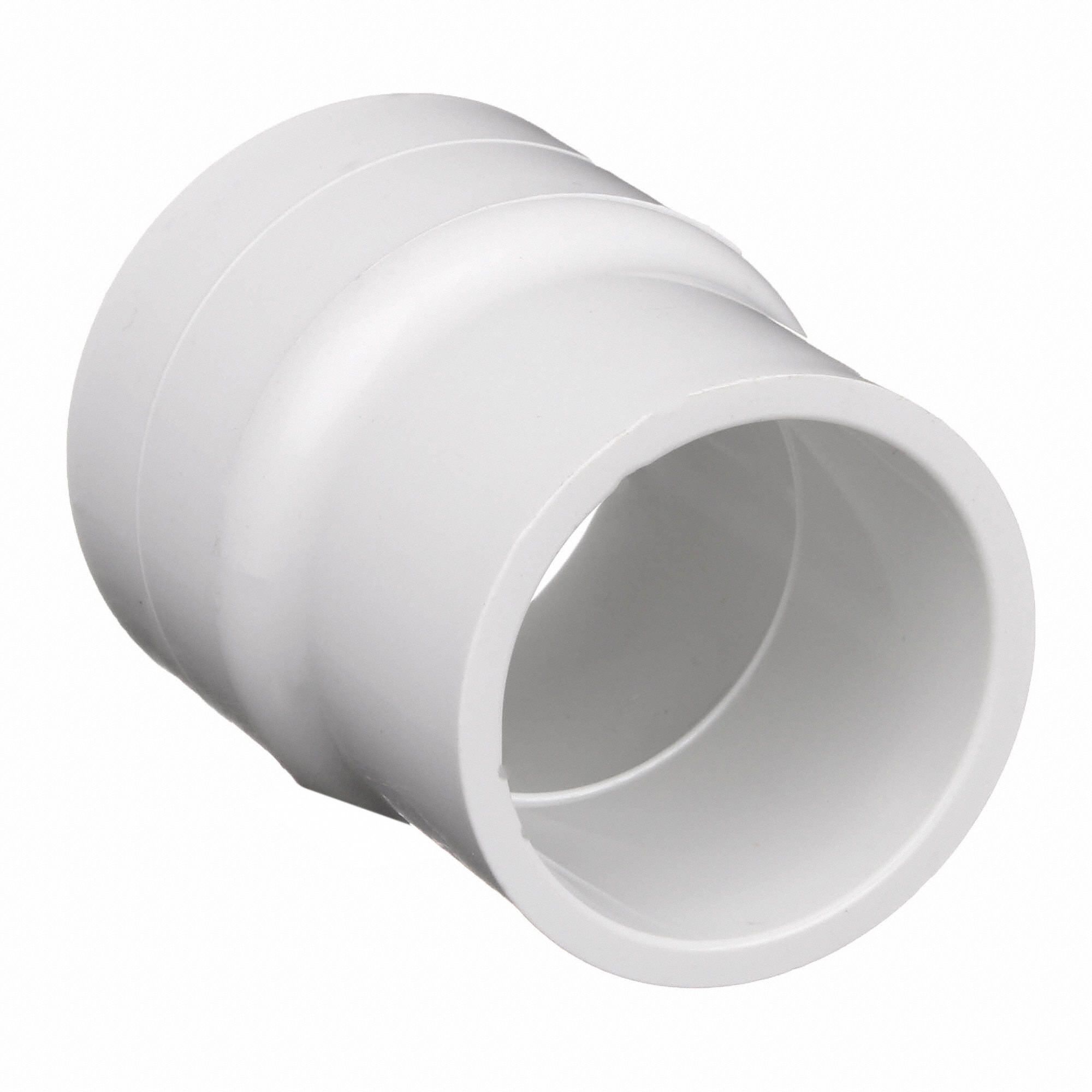 LASCO PVC Reducing Coupling, Socket x Socket, 1 1/2 in x 1 1/4 in Pipe
