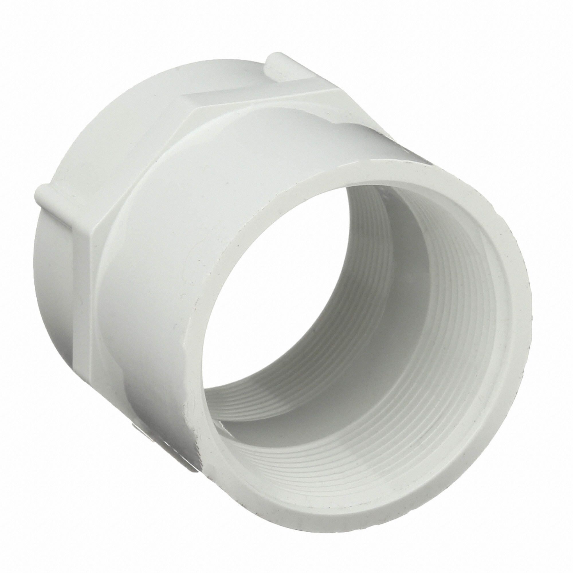 GRAINGER APPROVED PVC Coupling, FNPT x FNPT, 2 in Pipe Size Pipe