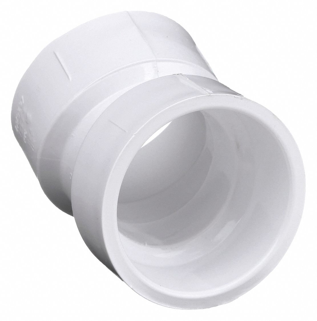 Pipe Elbow: 22-1/2° Elbow, Schedule 40, PVC, 2 in x 2 in Size, Socket x Socket, Female x Female