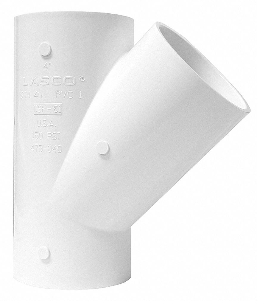 lasco-pvc-wye-socket-x-socket-4-in-pipe-size-pipe-fitting-22fm92-475040-grainger