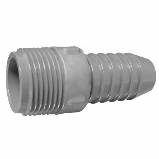 LASCO PVC Male Adapter, Insert x MNPT, 11/2 in Pipe Size Pipe