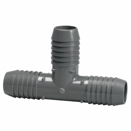 GRAINGER APPROVED PVC Tee, Insert, 2 in Pipe Size Pipe Fitting