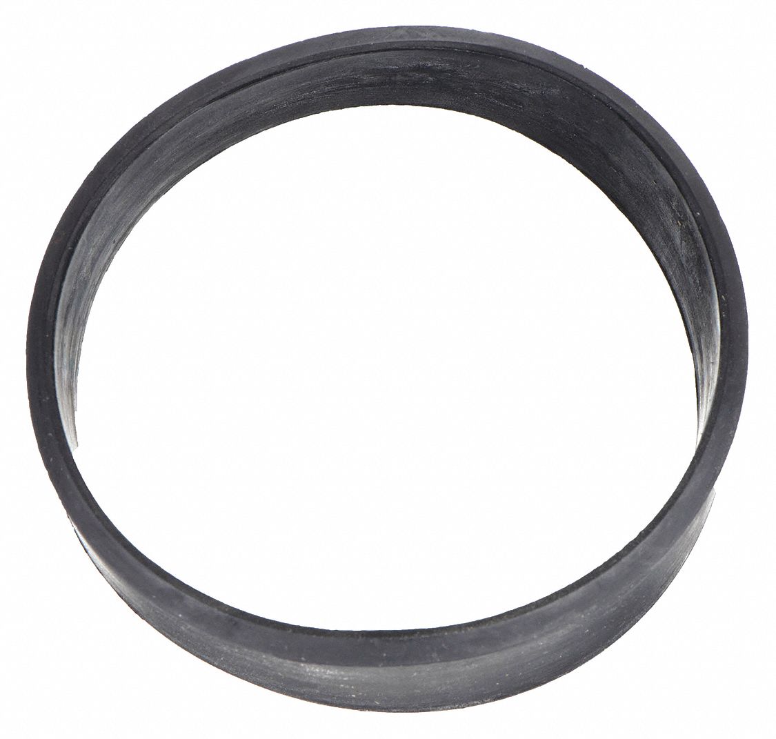 RING FLANGE GASKET: SBR, FOR 2 IN PIPE, ⅛ IN THICK, BLACK, 2⅜ IN INSIDE DIAMETER