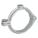 SPLIT-RING HANGER: SWIVEL LOOP, ELECTRO-GALVANIZED IRON, FOR 2 IN PIPE, FOR 2 ⅜ IN MAX OD