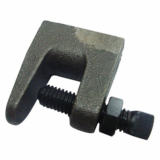 GRAINGER APPROVED Wide Mouth Beam Clamp,4In,Malleable Iron 22FP80 