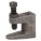 WIDE MOUTH BEAM CLAMP: MALLEABLE IRON, 500 LB LOAD CAPACITY, FOR ⅜ IN THREADED ROD