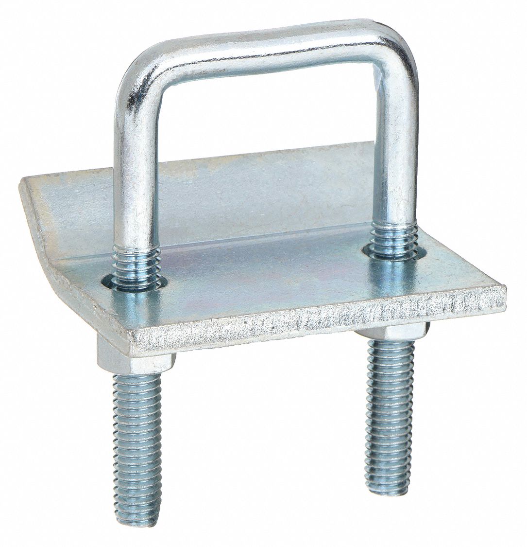 BEAM CLAMP: ELECTROPLATED STEEL, 1,200 LB LOAD CAPACITY, FOR ¼ IN THREADED ROD