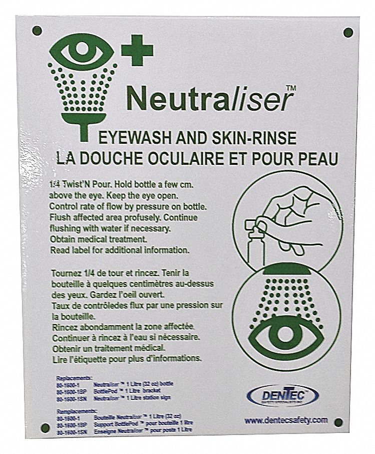 NEUTRALISER NEUTRALISER SIGN ONLY 1L - 12872 - DEN80-1600-1SN | 80-1600 ...