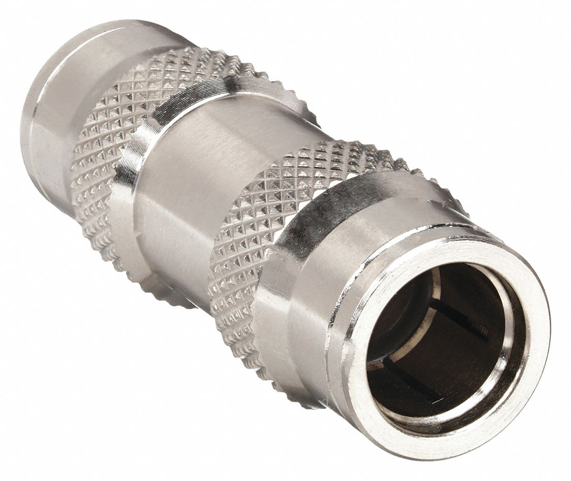 UNION: NICKEL PLATED BRASS, PUSH-TO-CONNECT X PUSH-TO-CONNECT, FOR ¼ X ¼ IN TUBE OD, IMPERIAL