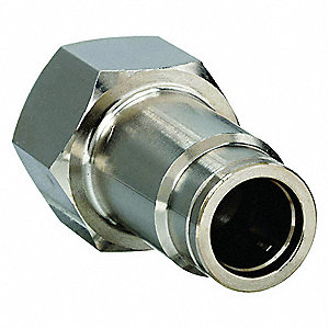 FEMALE CONNECTOR 3/8 IN TUBE X FNPT