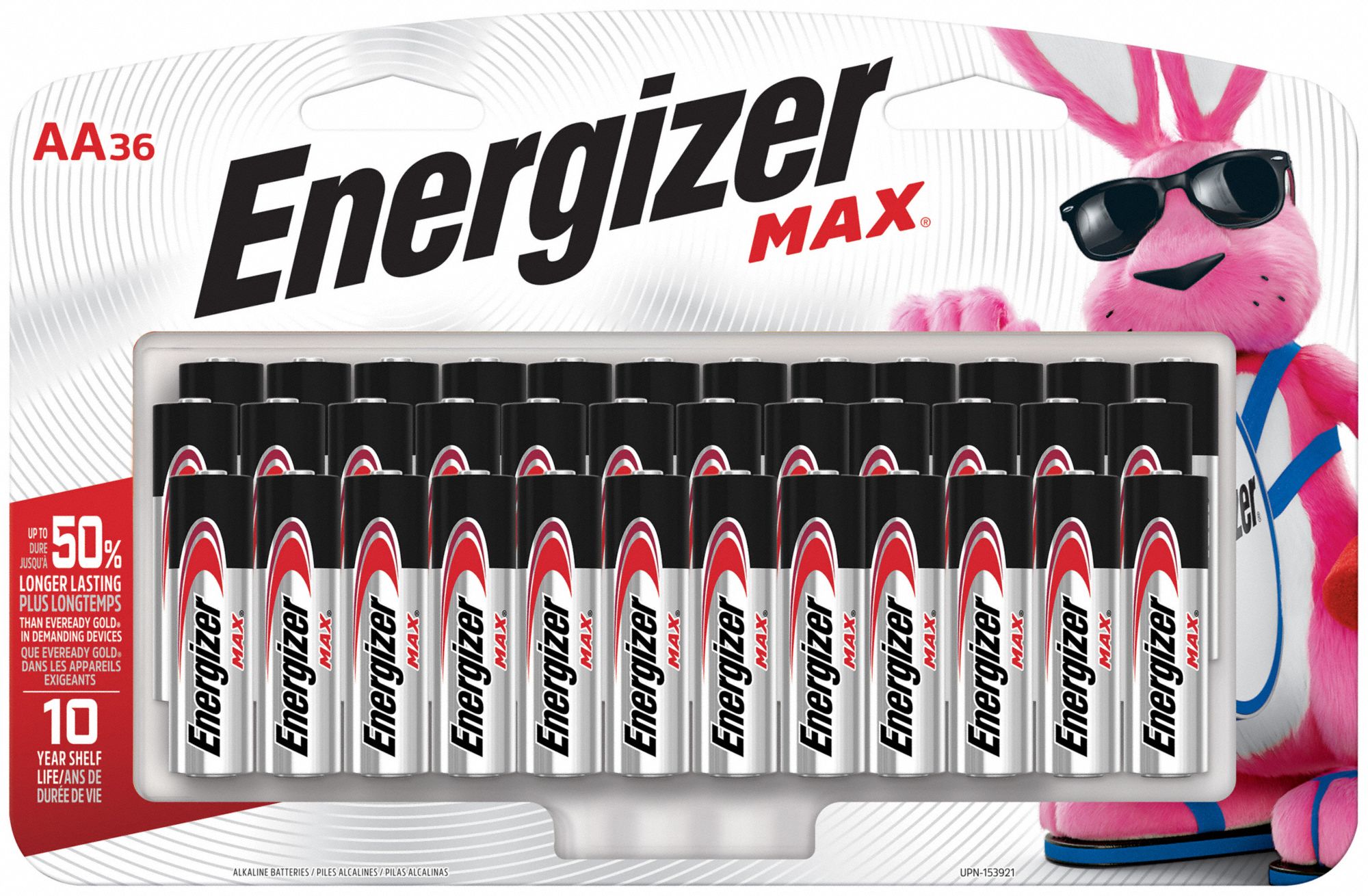 Pila AA alcalina, Energizer MAX, 1.5V