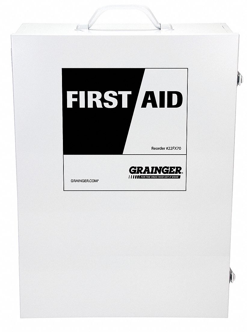 22FX70 - Empty First Aid Cabinet Metal