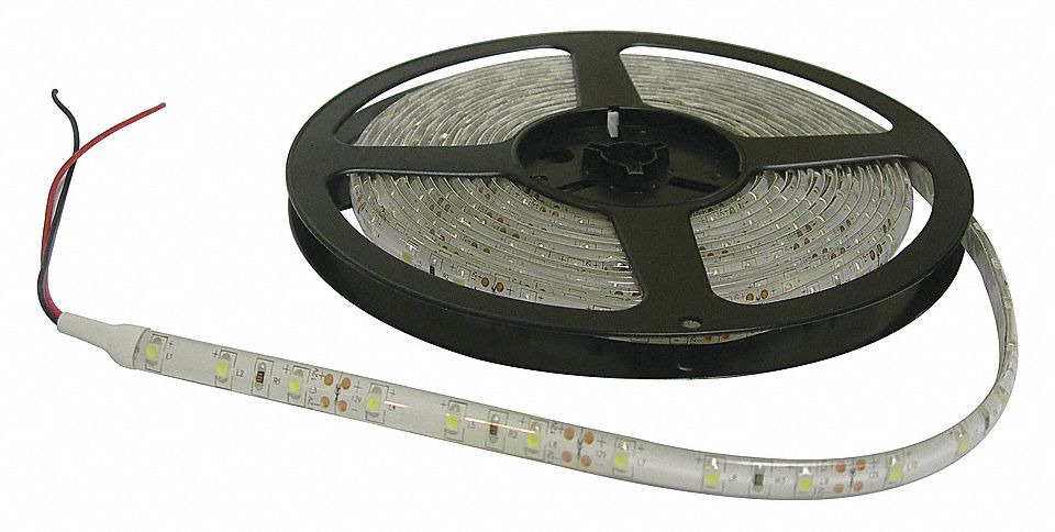 LED FLEX STRIP LIGHT, 12 V/2 A, ADHESIVE, RED/WHITE, 5 M L, PCB/EPOXY