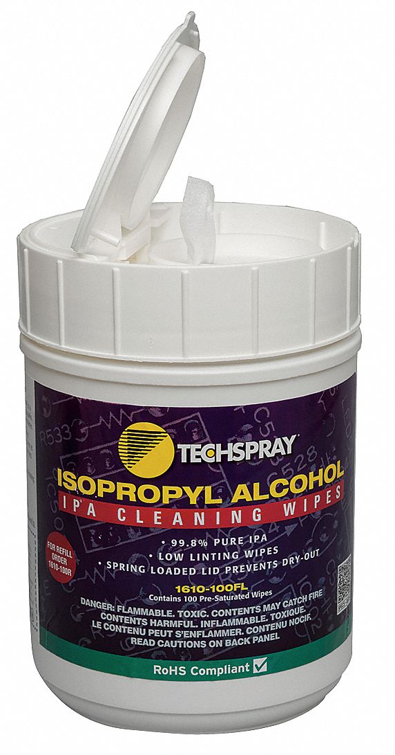 techspray alcohol wipes