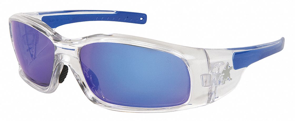SafetyGlasses Blu Mirrored Clear