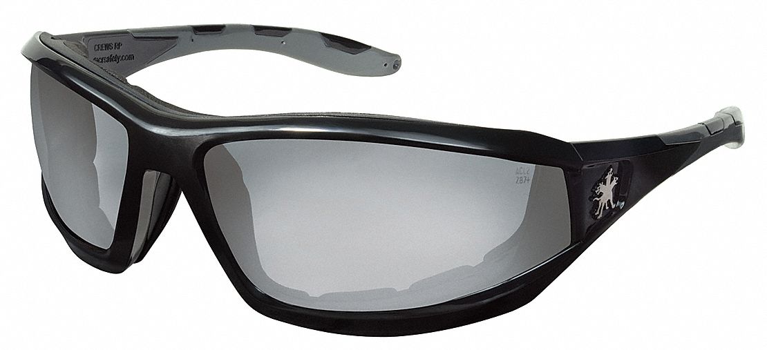 Safety Glasses Clear Anti-Fog Black
