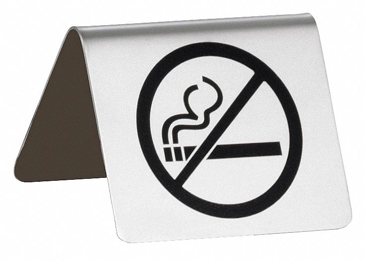 22JJ80 - No Smoking Symbol Only Buffet Sign SS