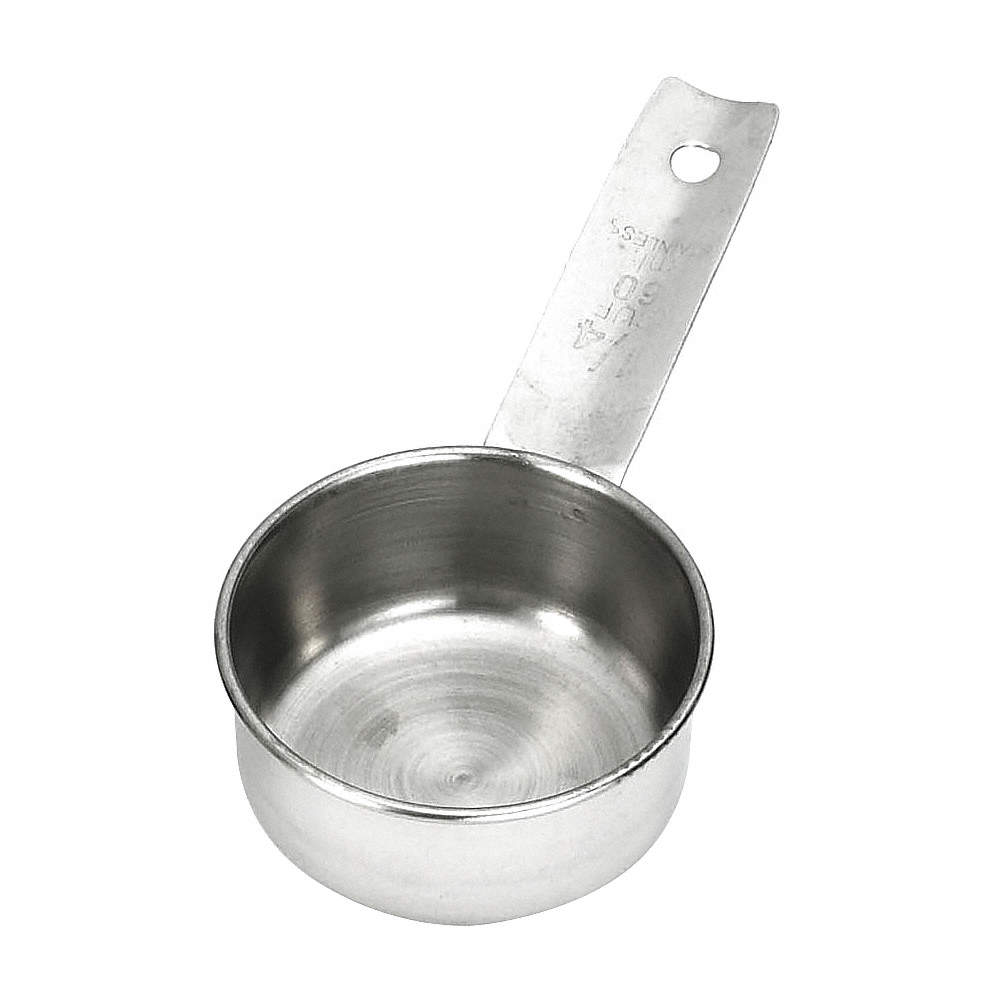 MEASURING CUP,1/4 CUP,STAINLESS STEEL