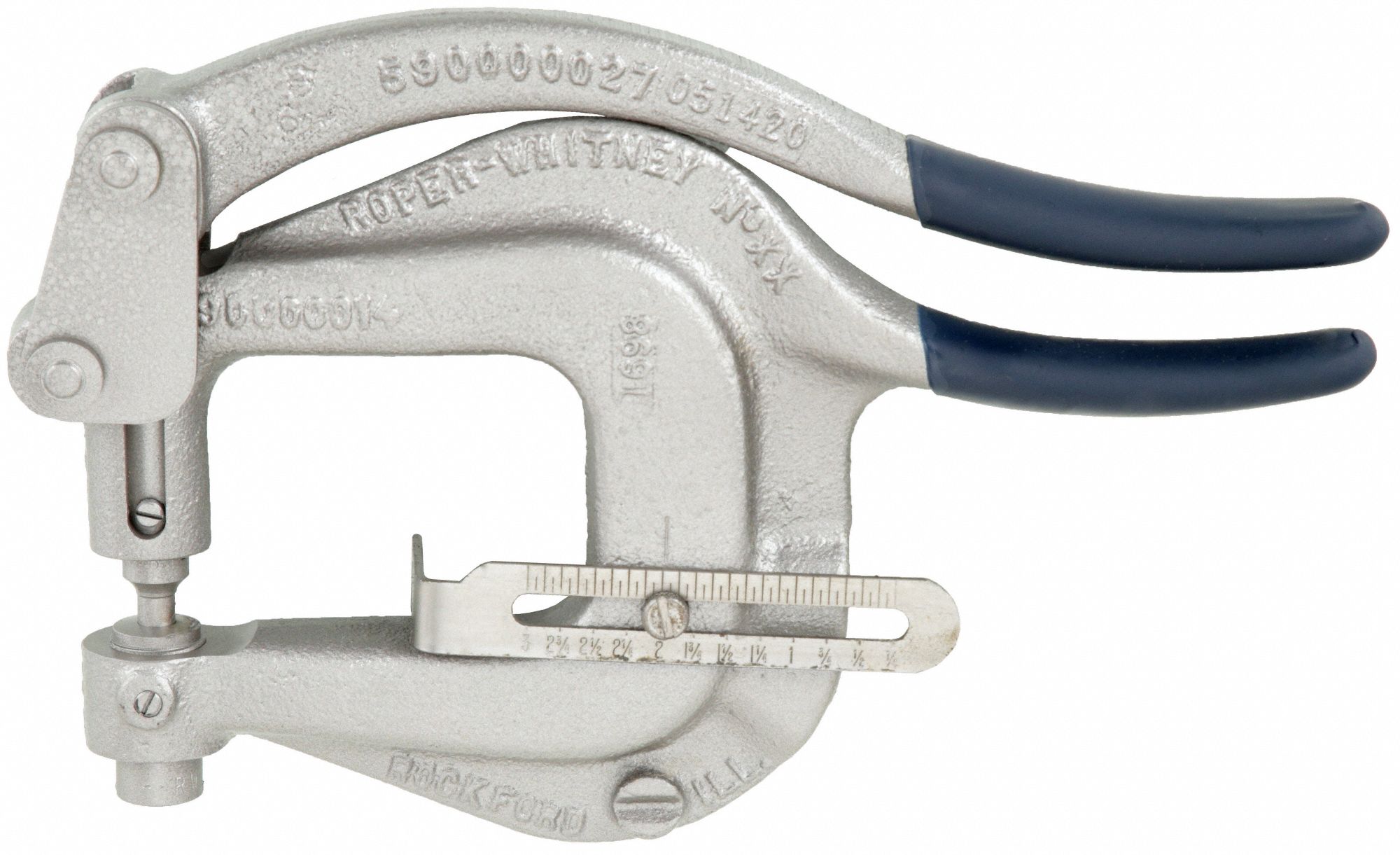 ROPER WHITNEY, Manual, 16 ga Capacity (Steel), Hole Punch