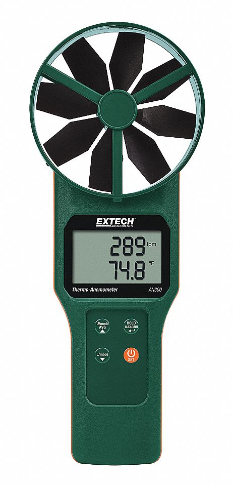 LARGE VANE THERMO-ANEMOMETER