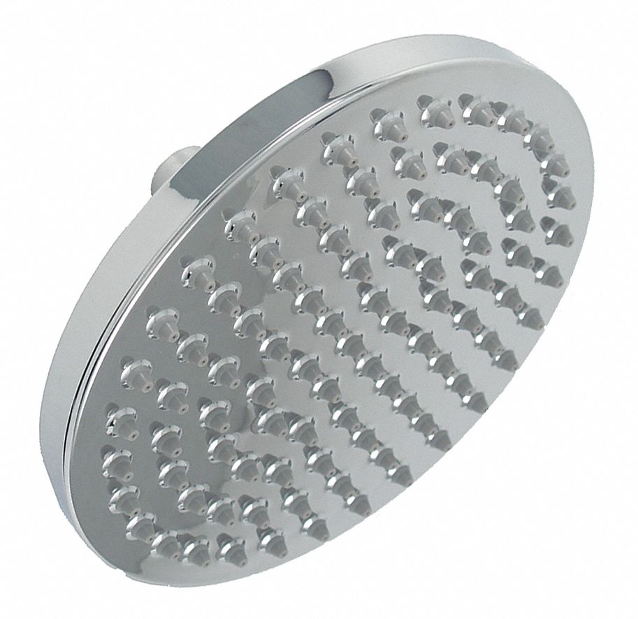 SHOWER HEAD,POLISHED CHROME,8 IN DIA