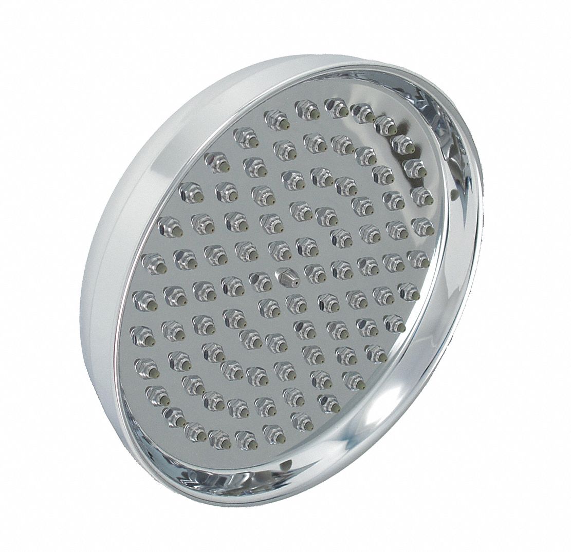 SHOWER HEAD,POLISHED CHROME,10 IN DIA