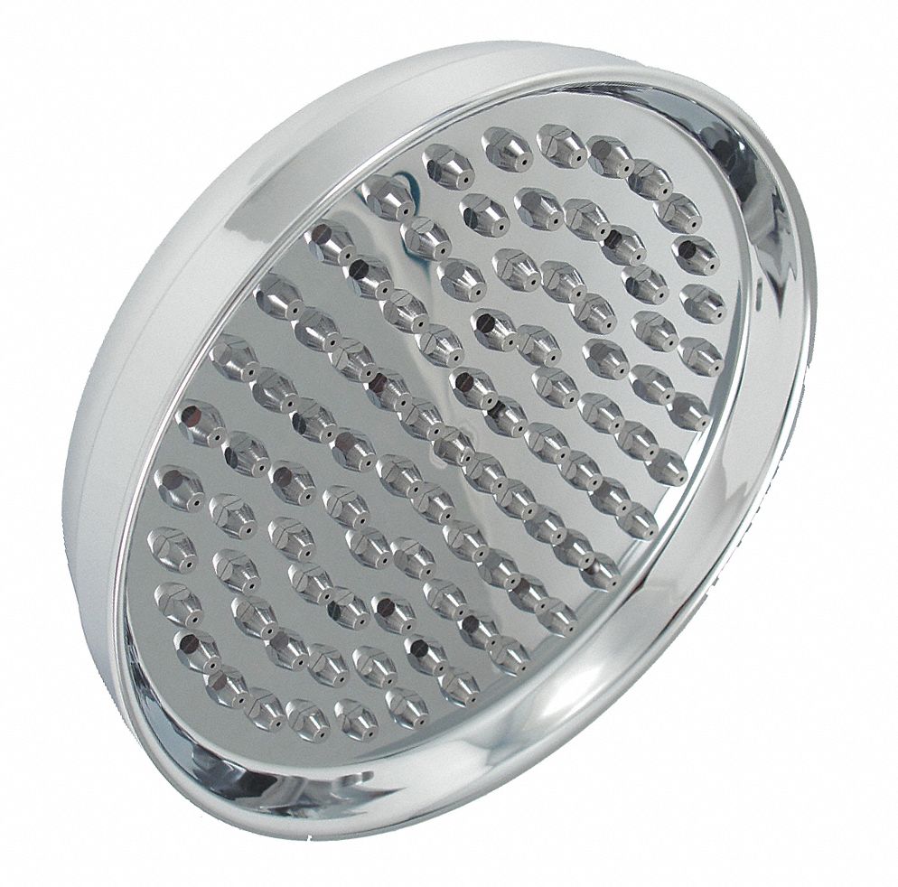 SHOWER HEAD,POLISHED CHROME,6 IN DIA