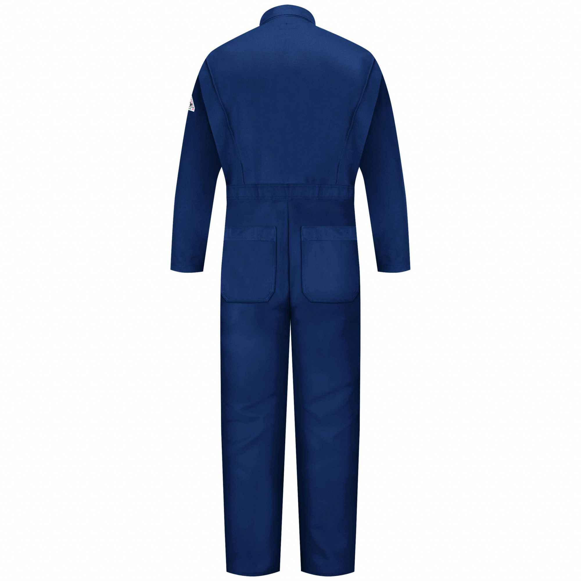BULWARK FlameResistant Coverall, Navy, S 22JU25CEH2NV RG S Grainger
