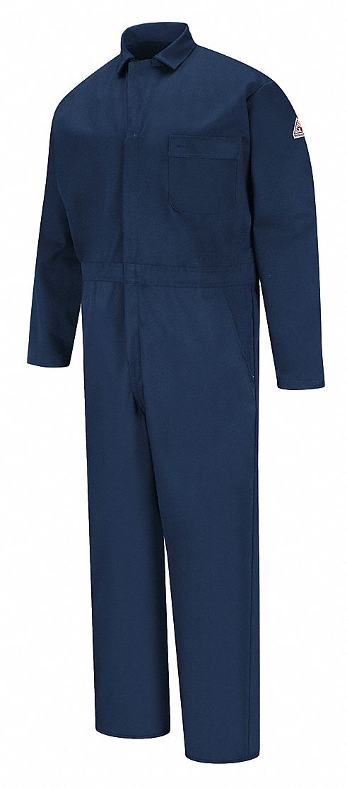 Flame-Resistant Coverall, Navy,