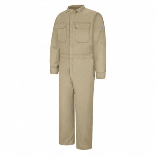 VF IMAGEWEAR Coverall: 9 cal/sq cm ATPV, Men's, 3XL, 55 in Max. Chest Size,  52 1/4 in Max Waist Size