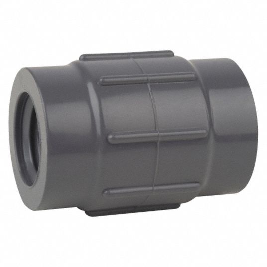 Grainger Approved Reducing Coupling 3 4 In X 1 2 In Fitting Pipe Size Schedule 80 Female Npt X Female Npt Gray 22jy65 0 101 Grainger