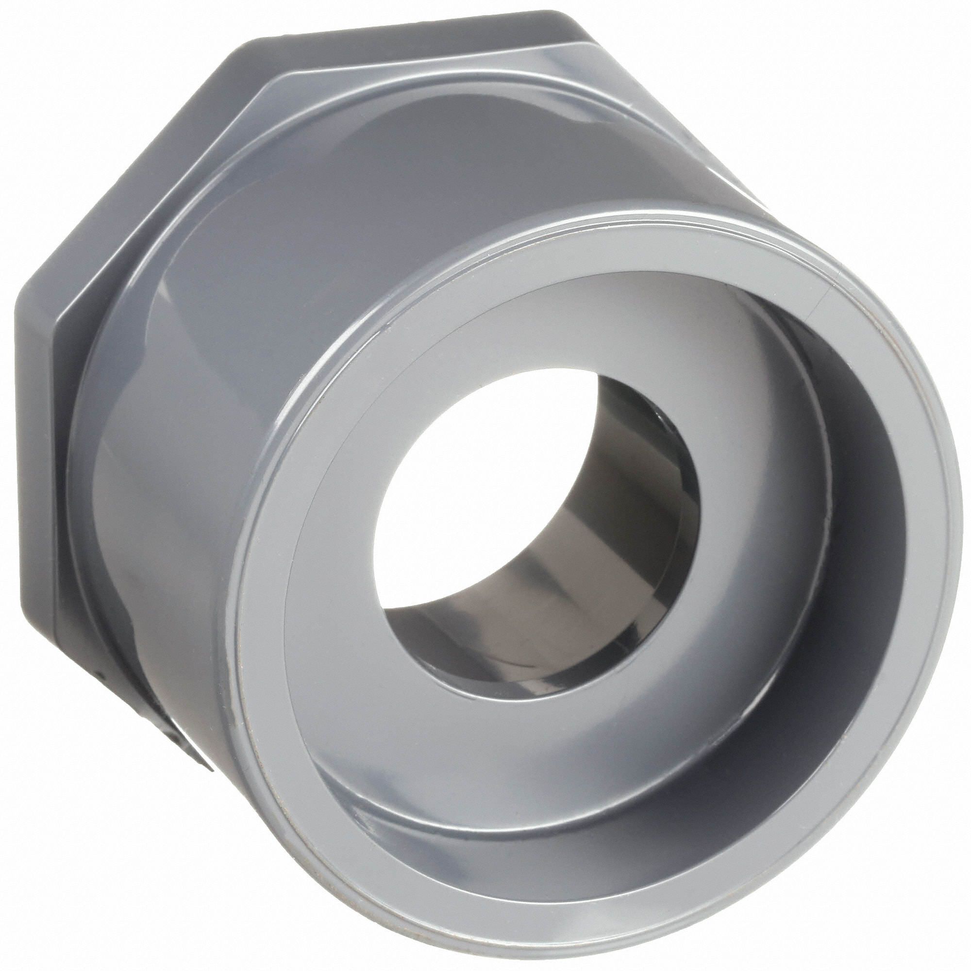 GF PIPING SYSTEMS PVC Reducer Bushing, Spigot, 8 in x 6 in Pipe Size