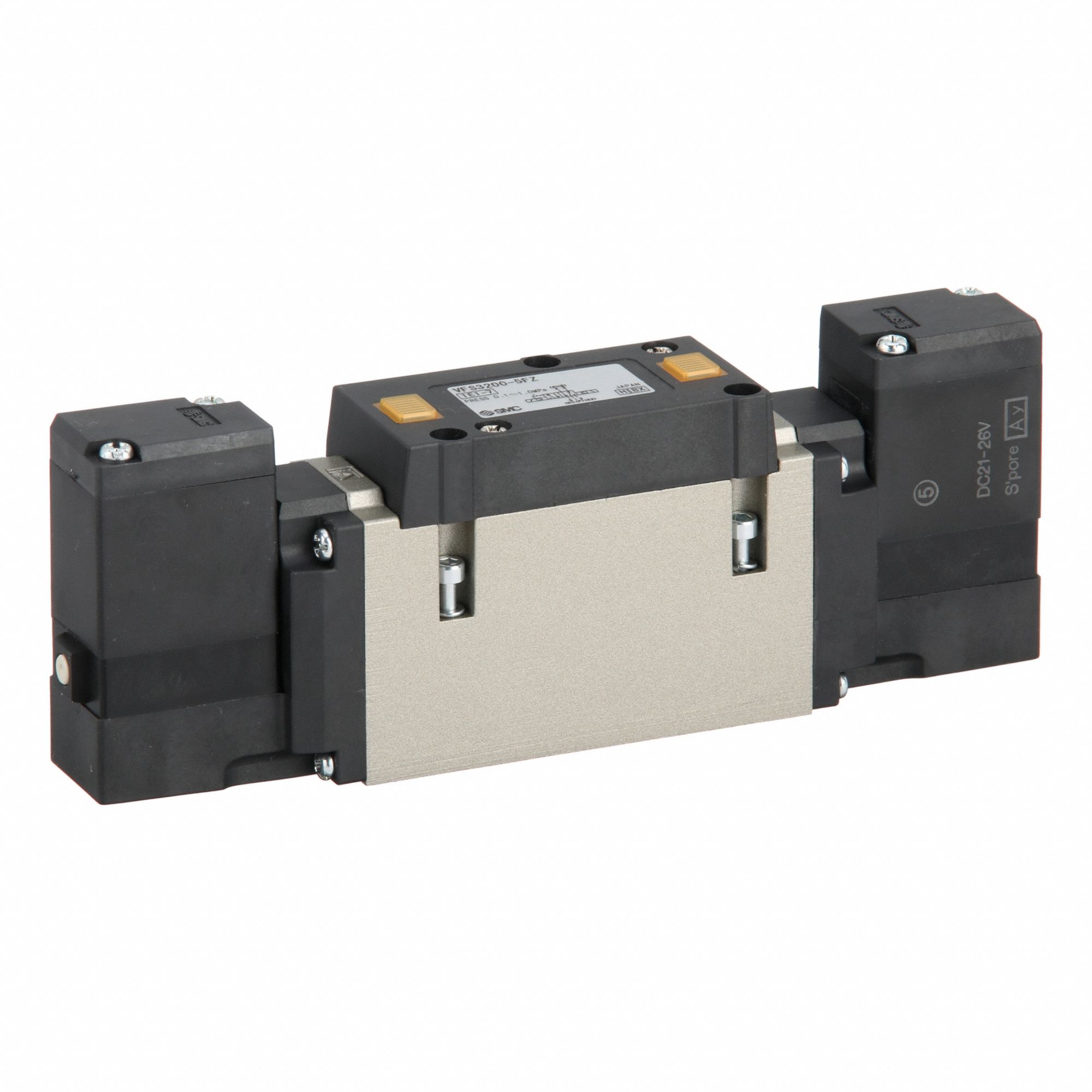 Solenoid Air Control Valve: Five-Way / Two-Position, VFS3000, 24V DC, Non-Locking, Double Solenoid