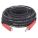 PRESSURE WASHER HOSE, ⅜ IN ID, 100 FT L, RUBBER, BLACK, ⅜ X ⅜ IN FITTING, MNPT X MNPT