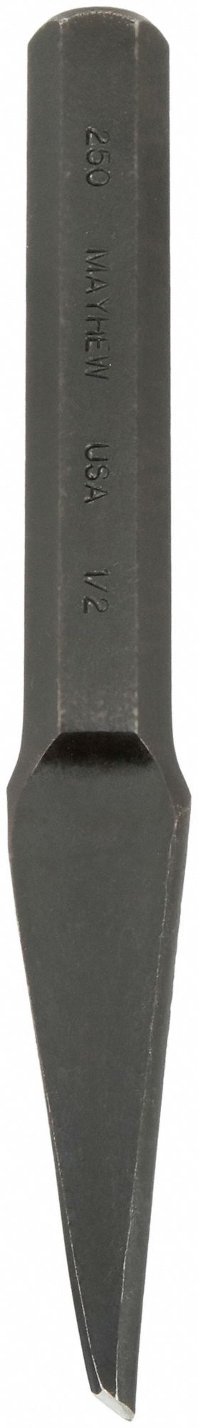 MASONRY CHISEL,1/2 IN. X 8 IN.