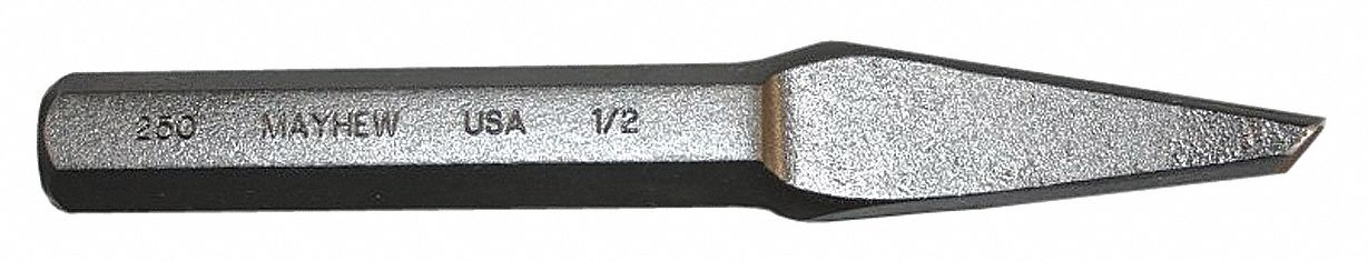 MAYHEW Chisel, Half Round Nose, 1/2