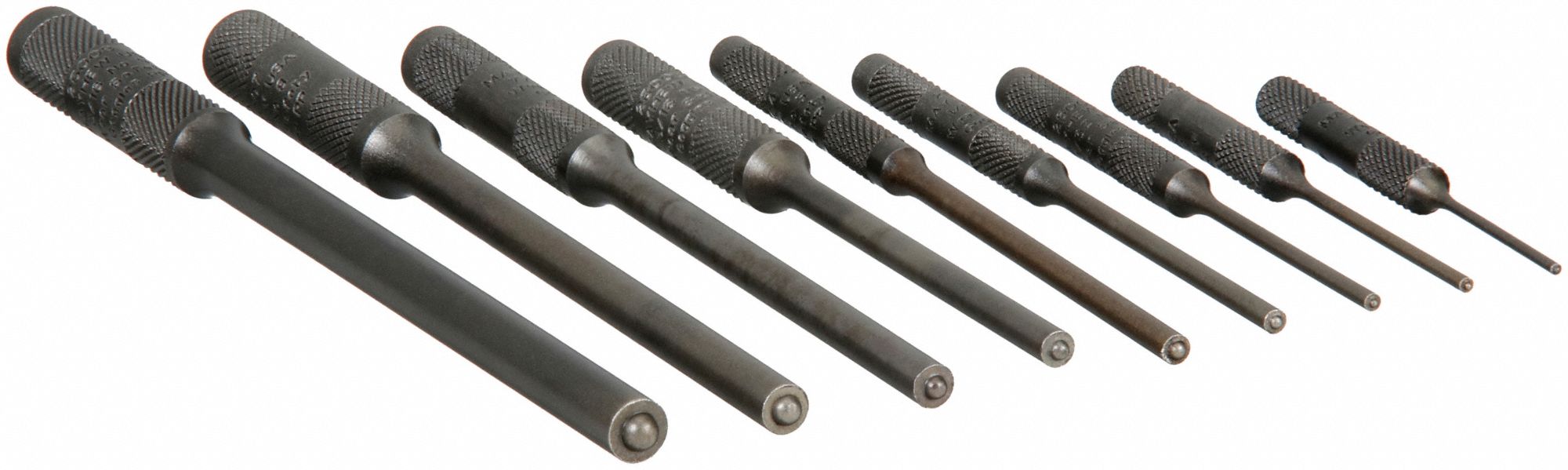 Mayhew™ 66263 Metric Roll Pin/Pilot Punch Set