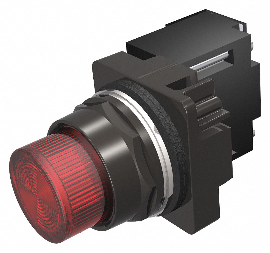 Pilot Light,  Red,  30mm,  Incandescent