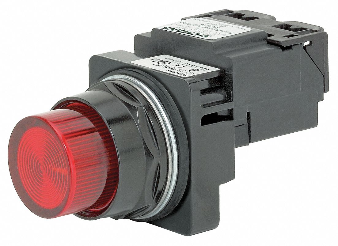 Pilot Light,  Red,  30mm,  Incandescent