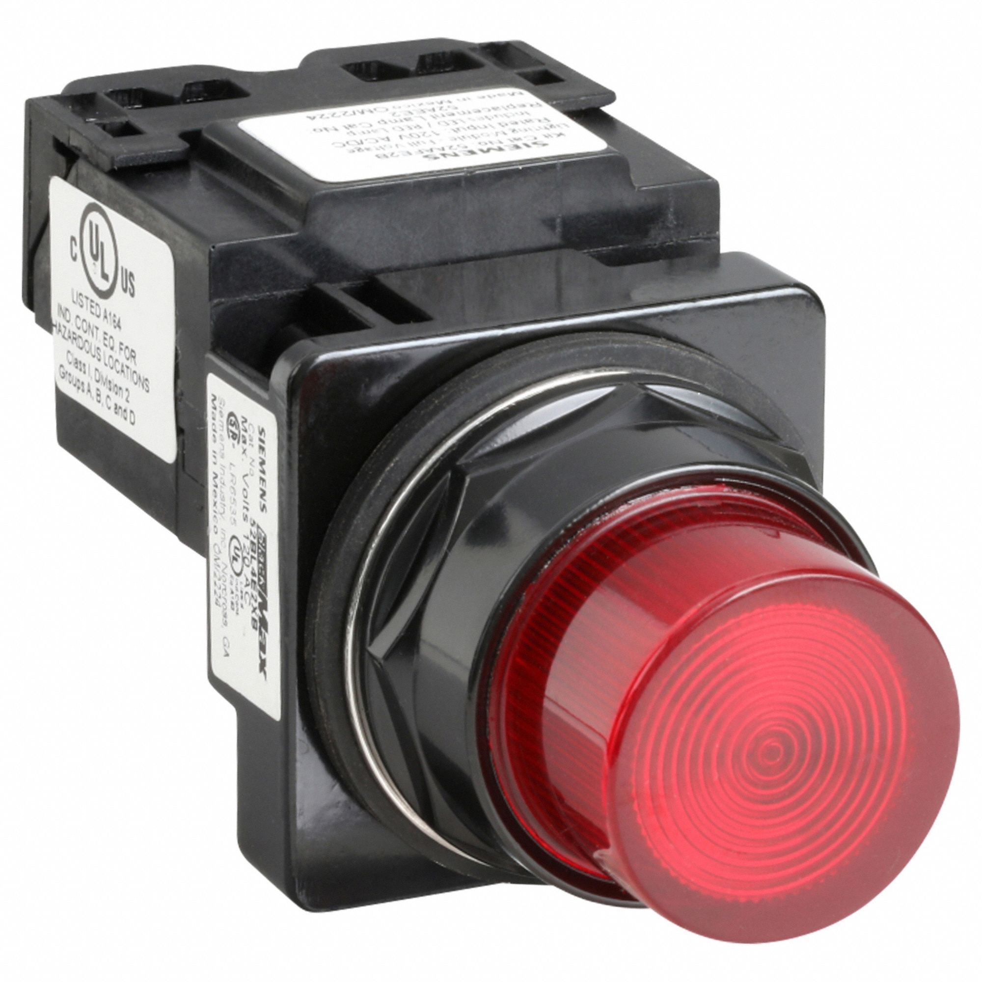Pilot Light,  Red,  30mm,  LED