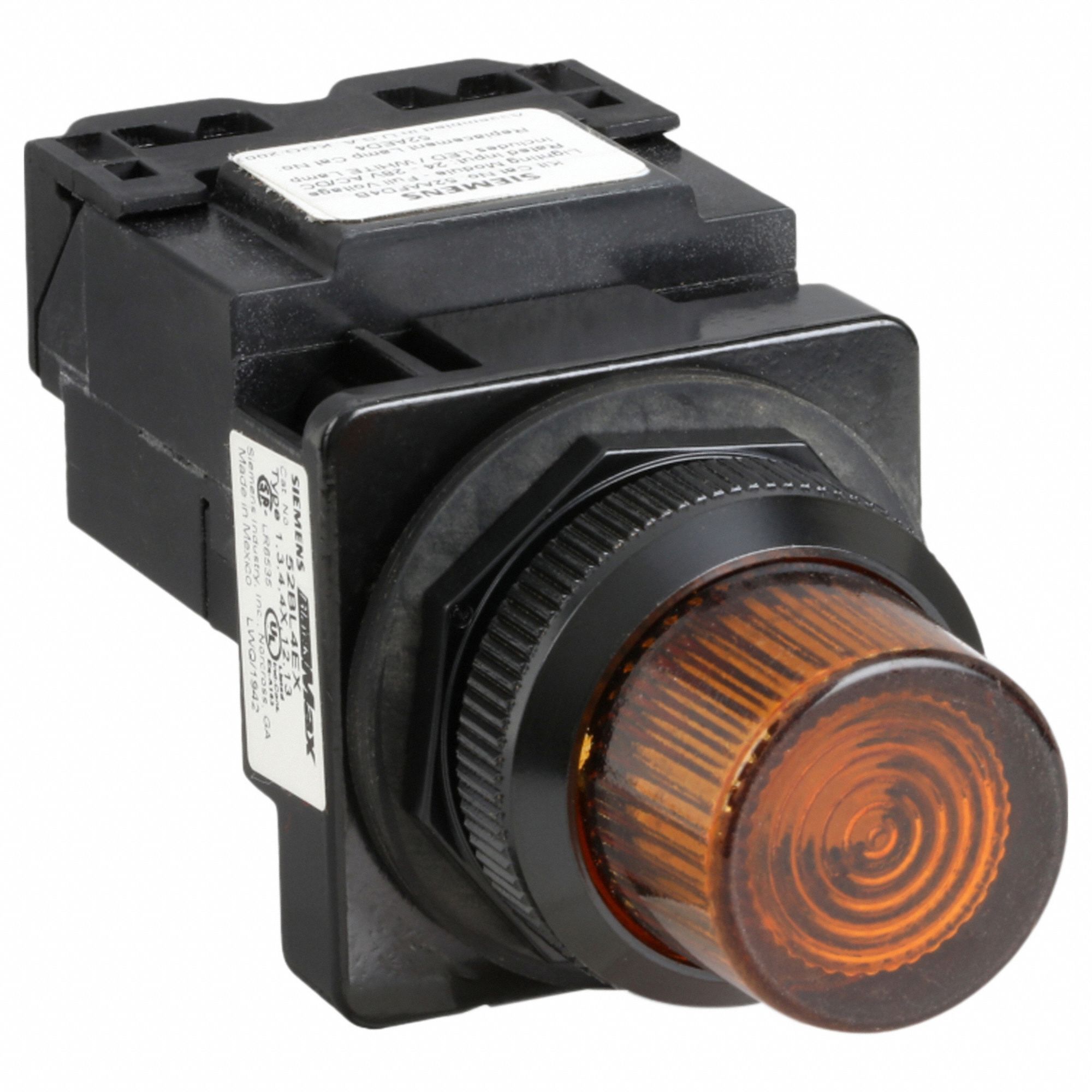 Pilot Light,  Amber,  30mm,  LED