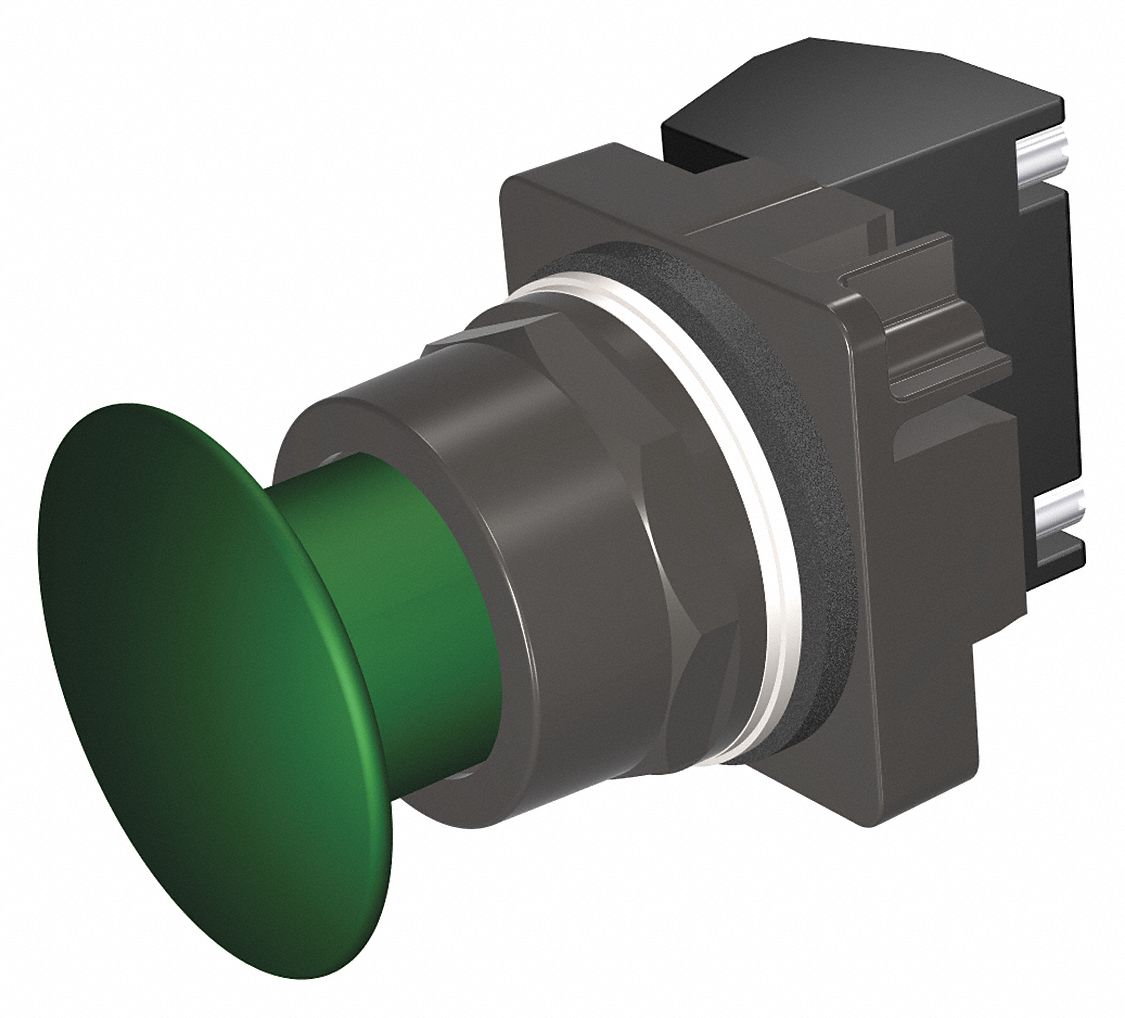 SIEMENS, 30 mm Size, Maintained Push / Maintained Pull, NonIlluminated