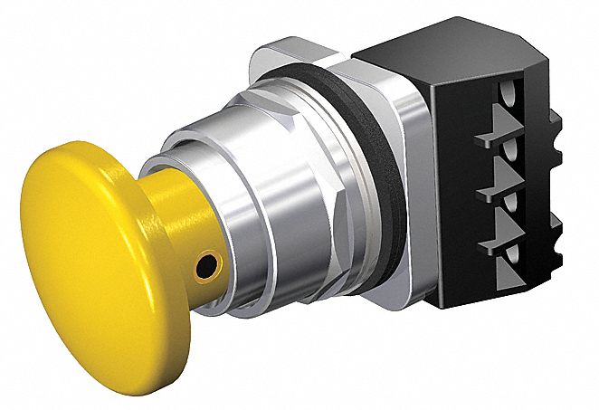 SIEMENS, Mushroom Head Profile, Metallic, Mushroom Head Push Button ...