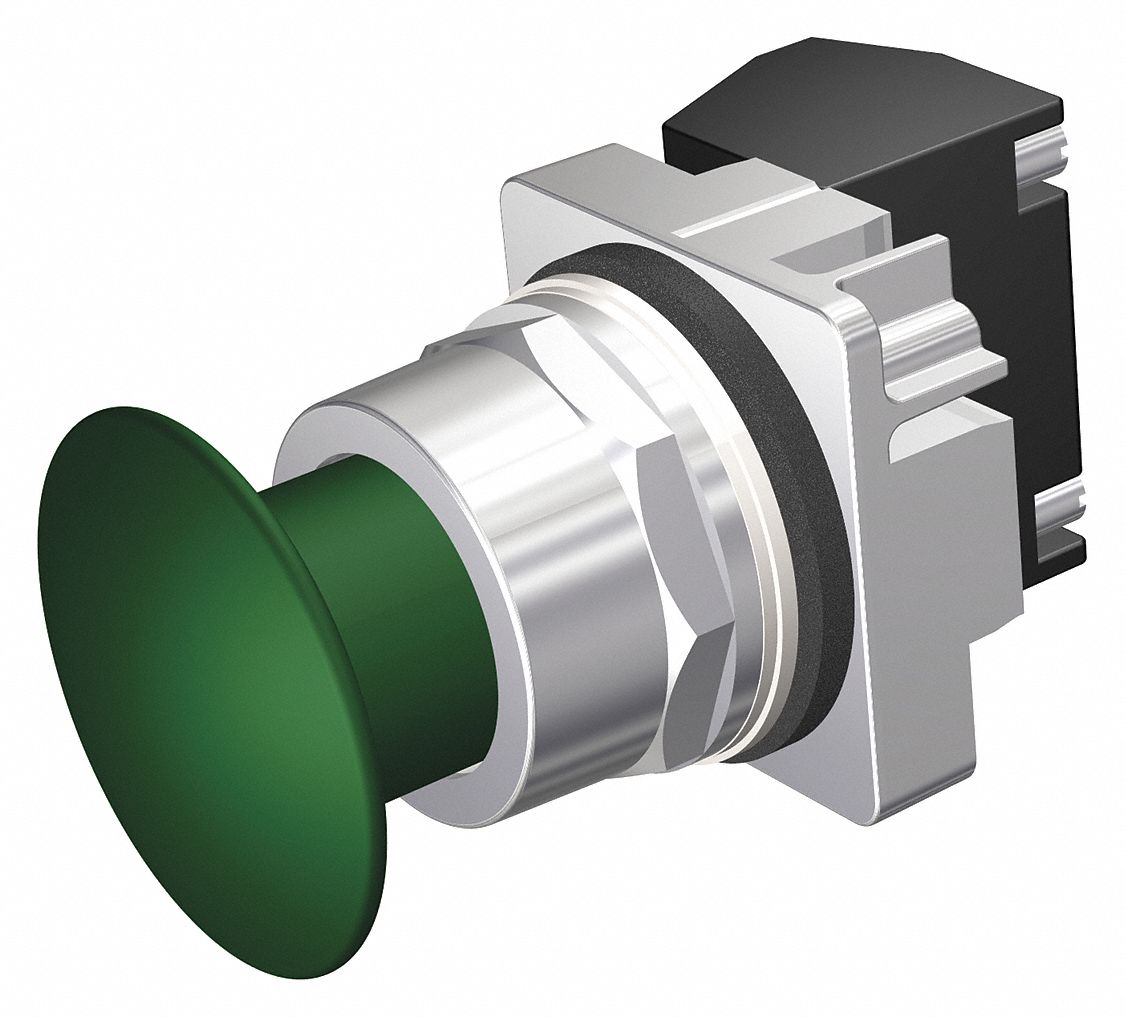 SIEMENS, 30 mm Size, Maintained Push / Maintained Pull, NonIlluminated