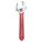 ADJUSTABLE WRENCH, VINYL, CHROME, 10 IN OVERALL L, 1 5/16 IN JAW CAPACITY