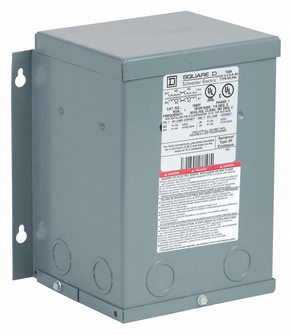 100 VA Acme Electric T181048 Buck-Boost Transformer 120 x 240 Primary Volts 12/24 Secondary Volts Single Phase 