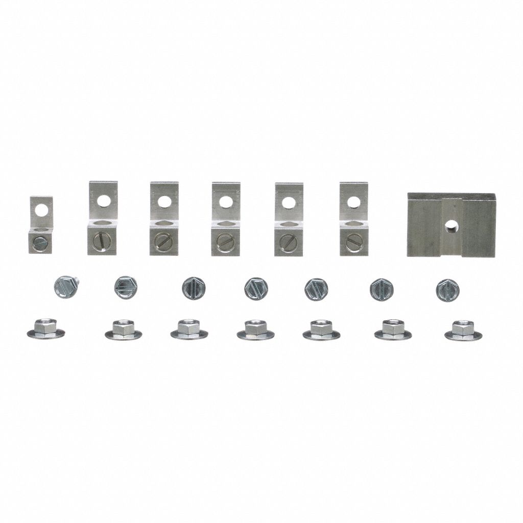 Lug Kit: For Low Volt Transmer Type, (7) Bolts/(7) Nuts/Bonding Lug/Lug Ground, 5 Lugs
