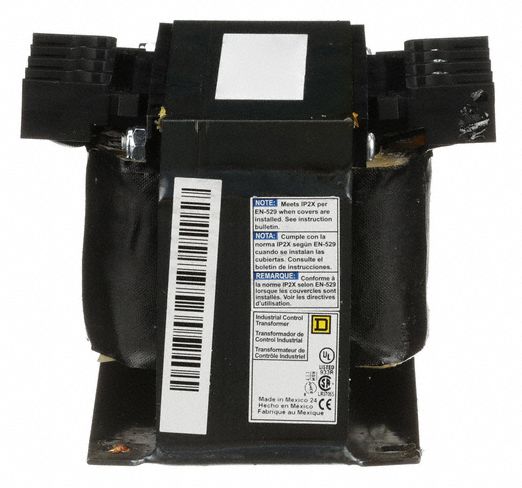 Control Transformer: 208V AC/230V AC/460V AC, 115V AC, Foot, 300 VA, Single Phase